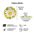 Kit 12 Bowls de Melamina Sicília 18 cm