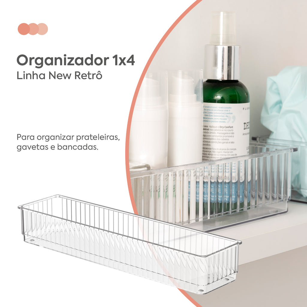Kit 3 Organizadores de Gaveta New Retrô