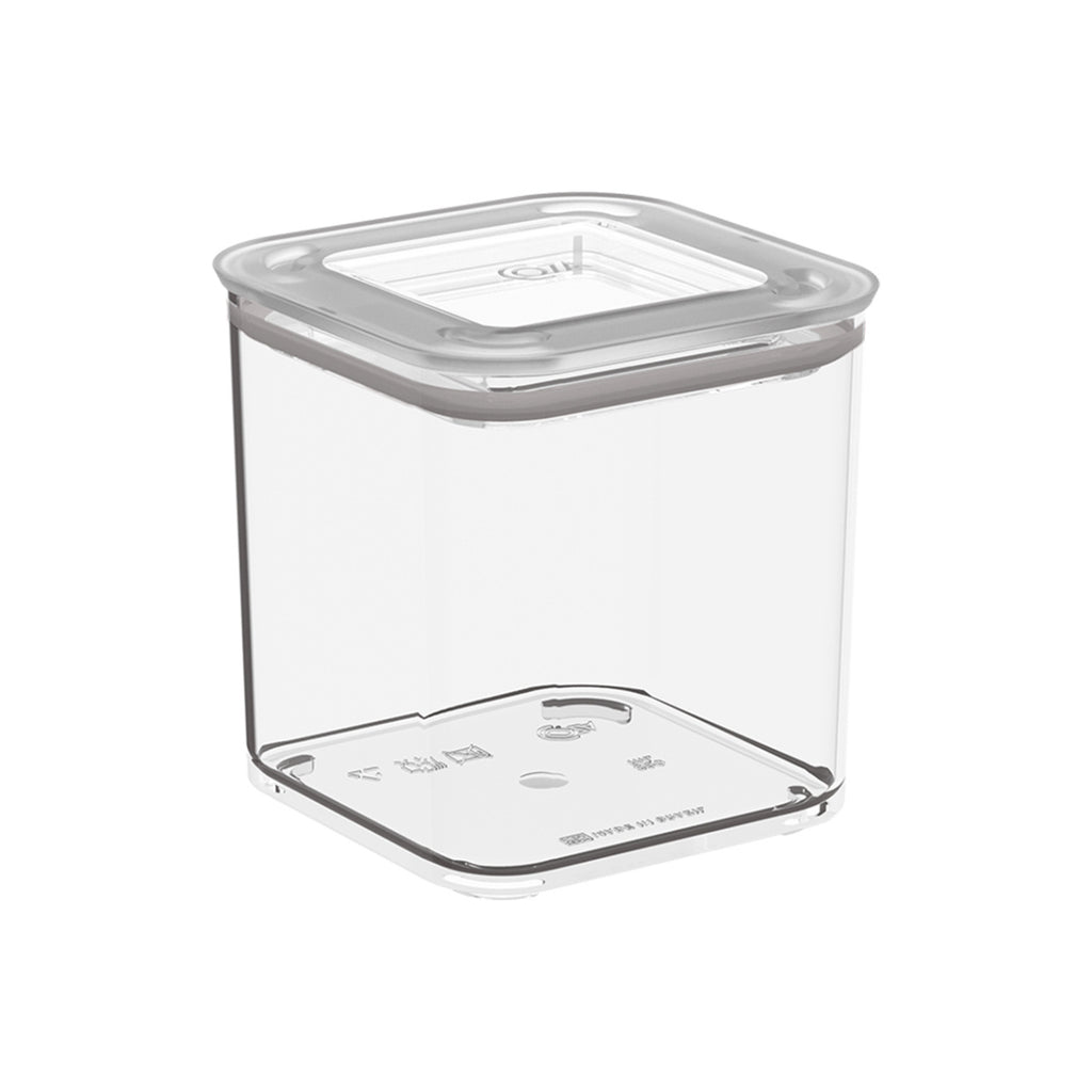 Kit 2 Potes Herméticos Modo Cristal Empilháveis