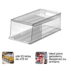 Organizador de Geladeira Dry Cristal 10 Latas