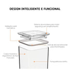 Pote Hermético Modo Cristal para Alimentos