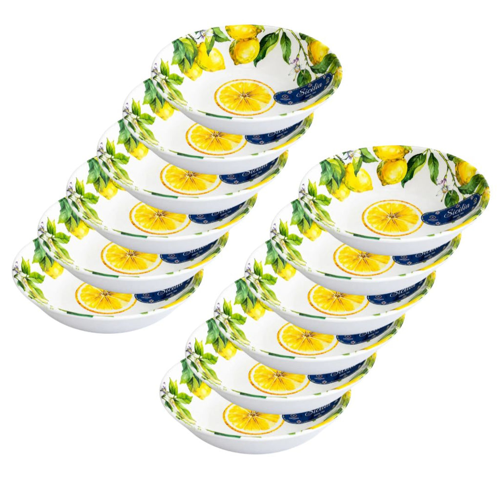 Kit 12 Bowls de Melamina Sicília 18 cm