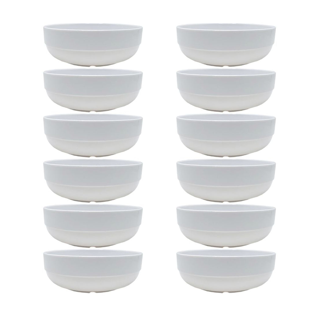Kit 12 Bowls de Melamina Sicília 18 cm