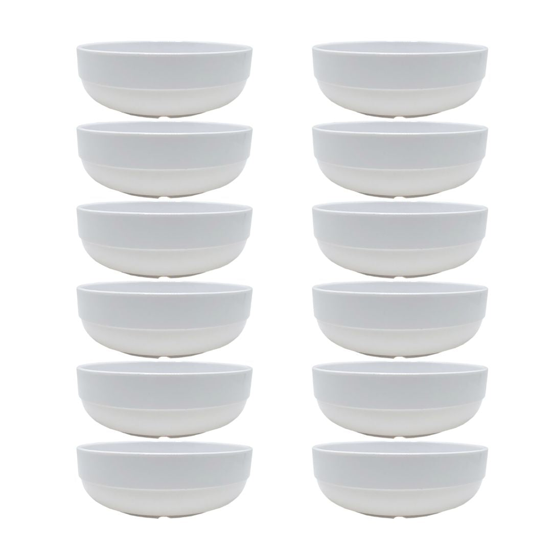 Kit 12 Bowls de Melamina Sicília 18 cm