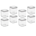 Kit Master Potes Herméticos Modo Cristal Empilháveis