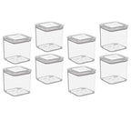 Kit Master Potes Herméticos Modo Cristal Empilháveis