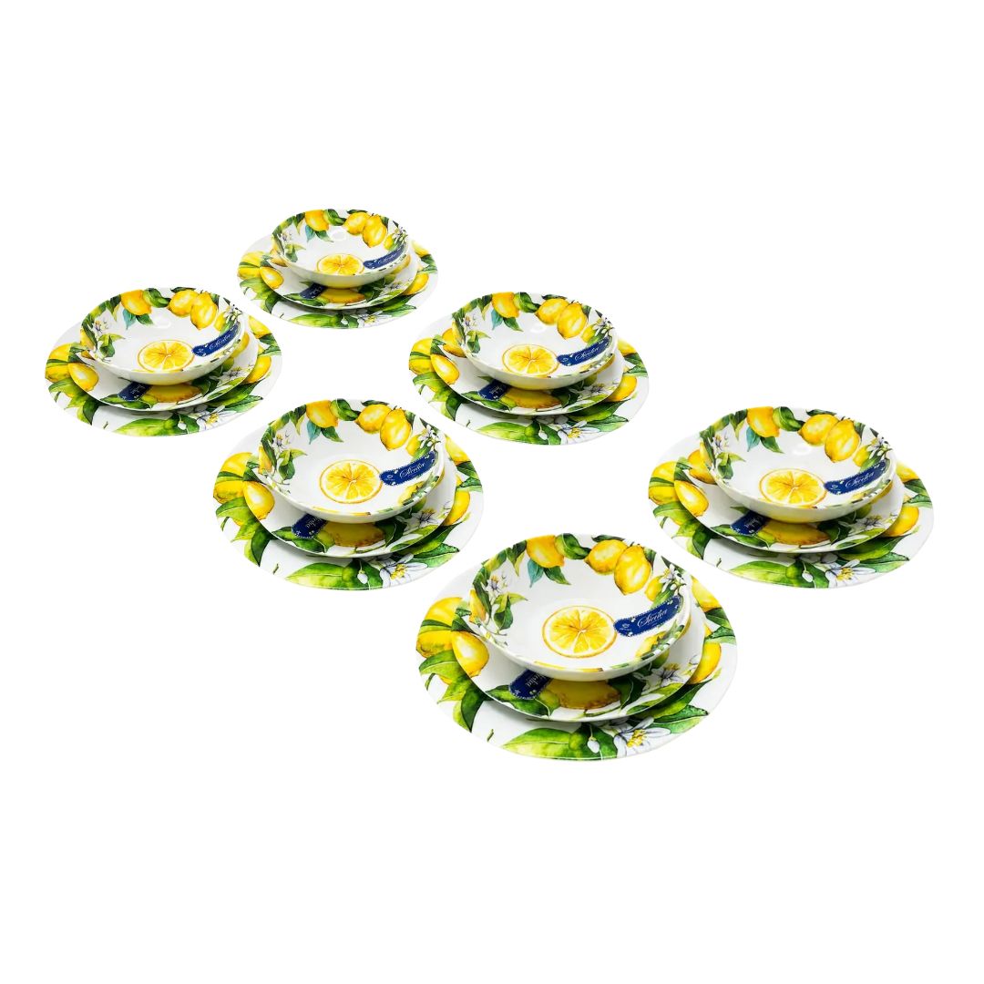 Jogo de Jantar Sicília 18 Peças de Melamina