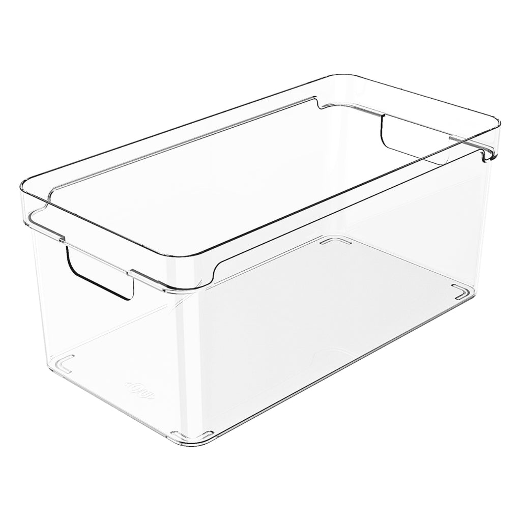 Kit 3 Organizadores Clear Natural 30x15x13 cm