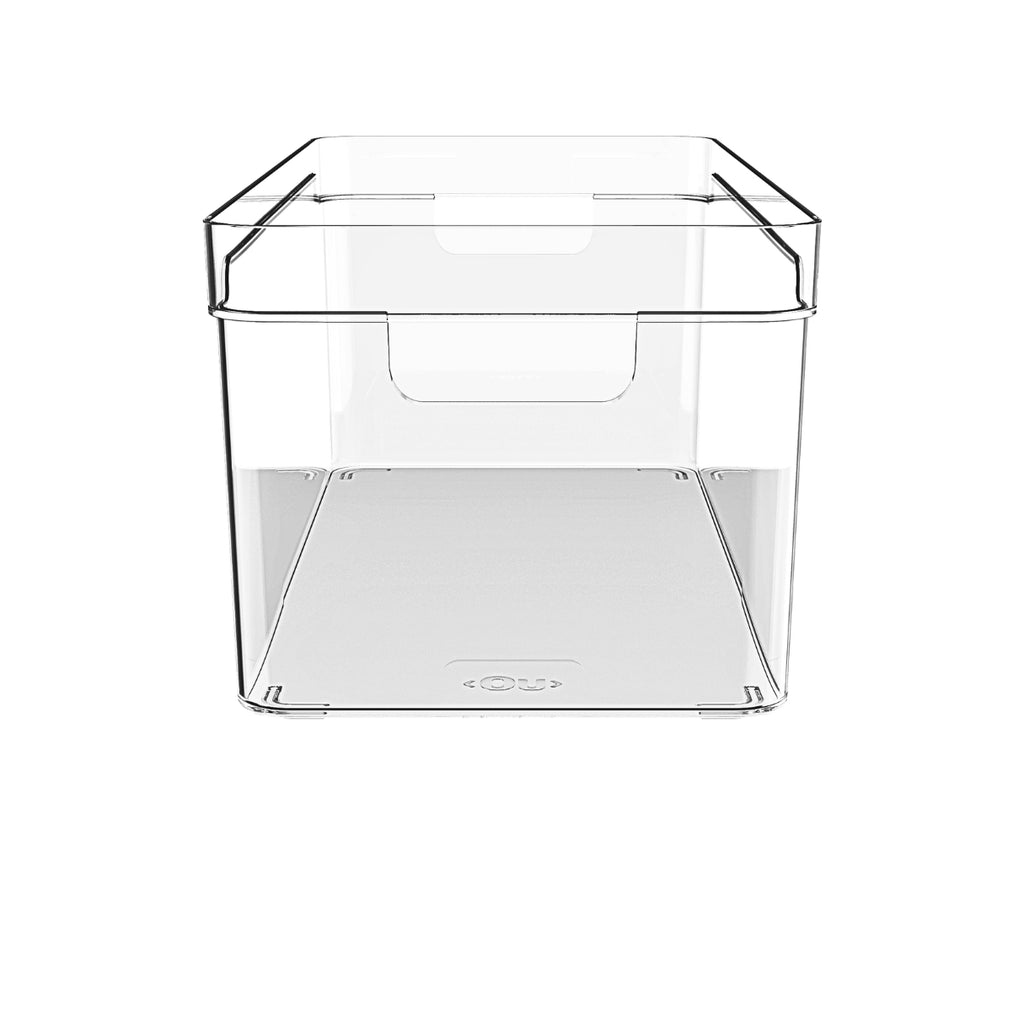 Kit 3 Organizadores Clear Natural 30x15x13 cm