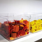 Kit 3 Organizadores Clear Natural 30x15x13 cm