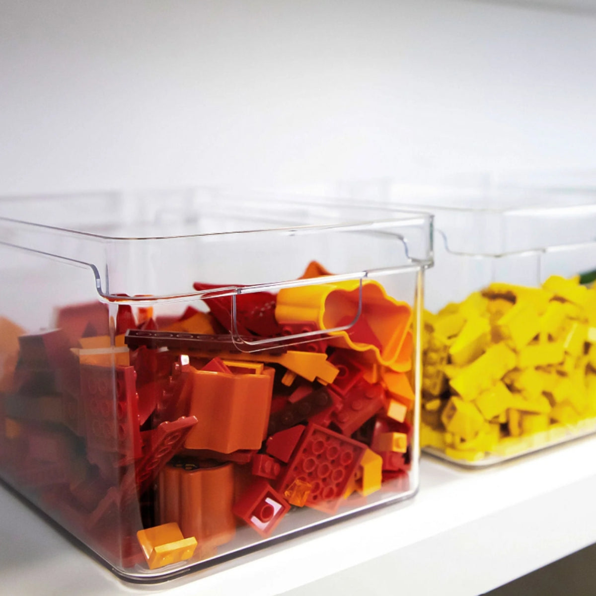 Kit 3 Organizadores Clear Natural 30x15x13 cm