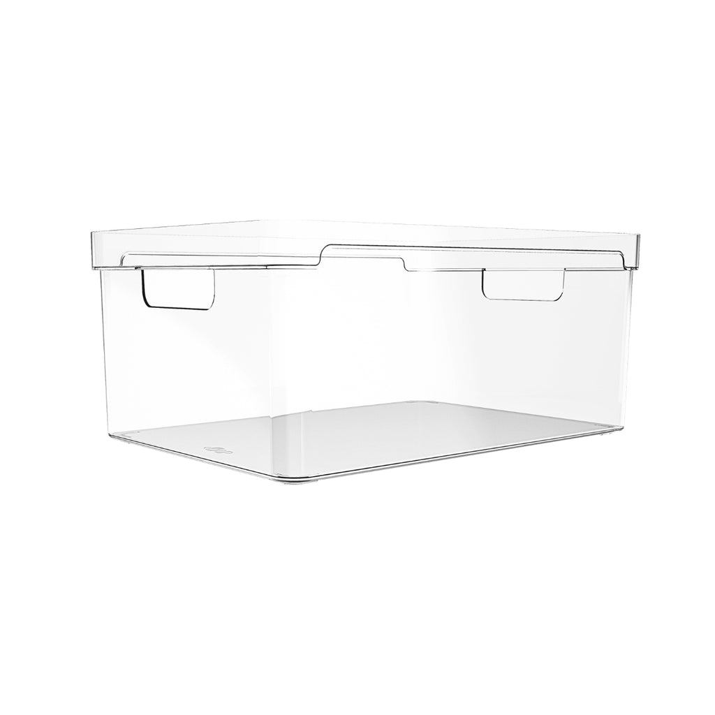 Kit 3 Organizadores Clear Natural 30x20x13 cm
