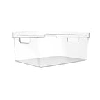 Kit 3 Organizadores Clear Natural 30x20x13 cm