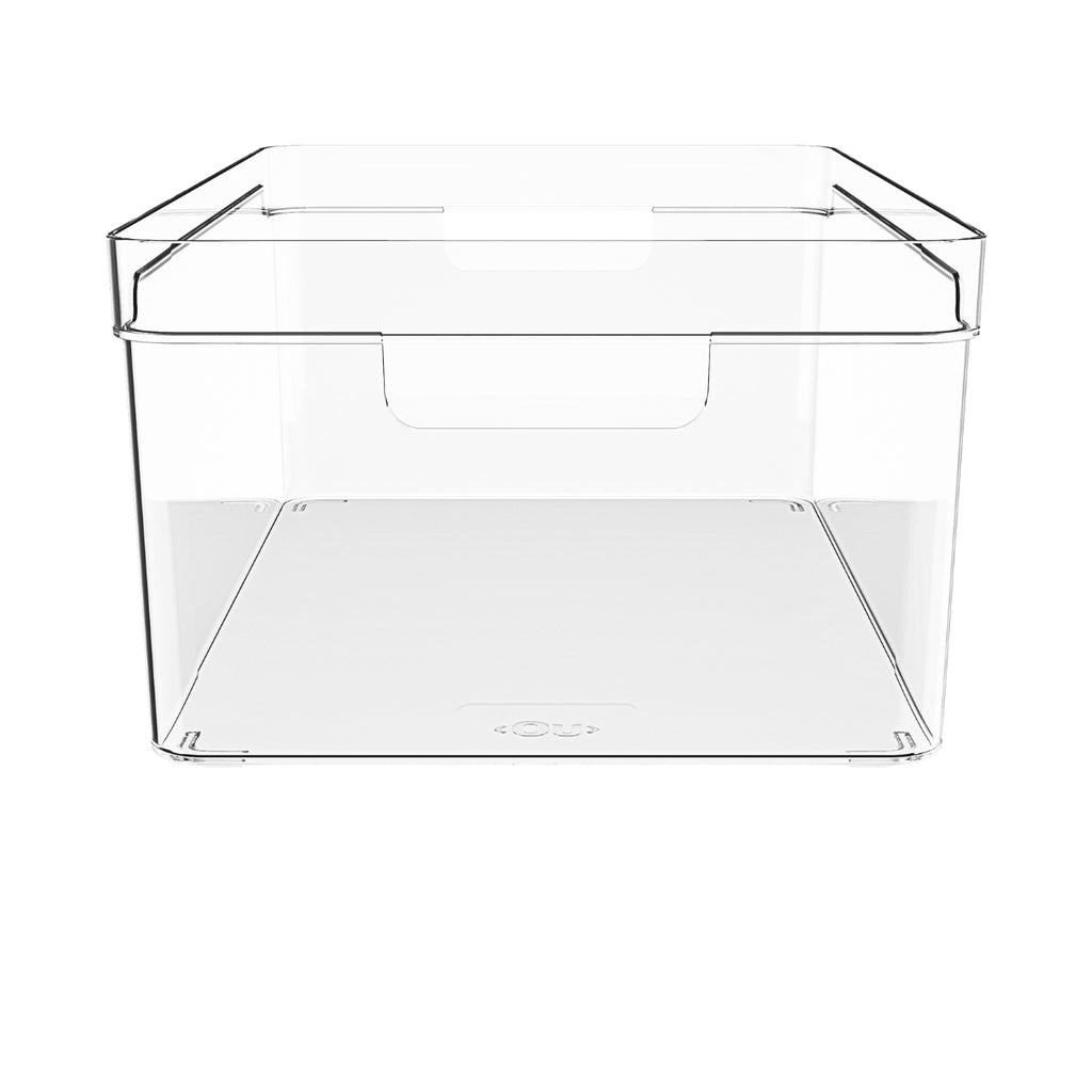 Kit 3 Organizadores Clear Natural 30x20x13 cm