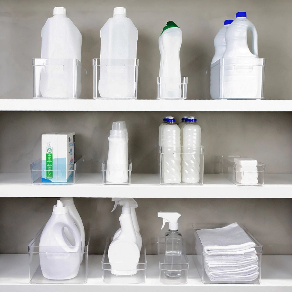 Organizador Clear Natural 30x20x13 cm