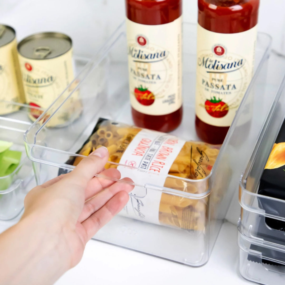 Organizador Clear Natural 30x20x13 cm