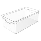 Kit 2 Organizadores Clear Natural 37x20x13 cm