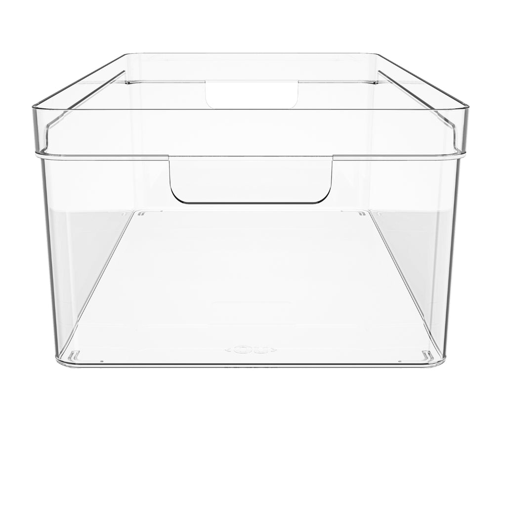 Kit 2 Organizadores Clear Natural 37x20x13 cm