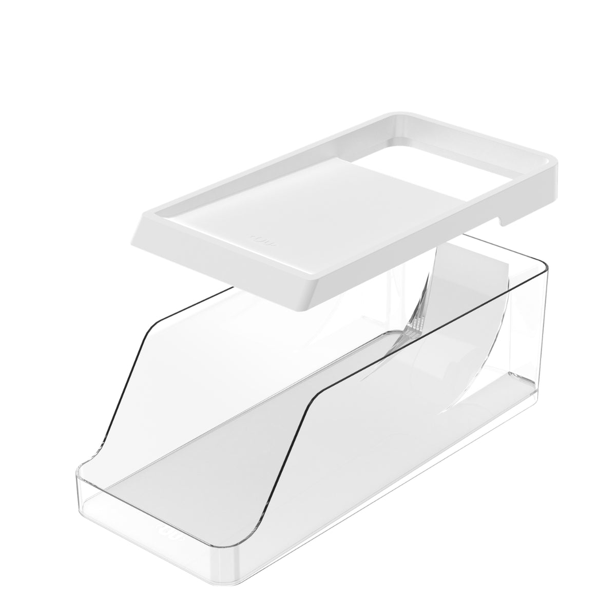 Organizador de Latas Clear Fresh Branco Fechado