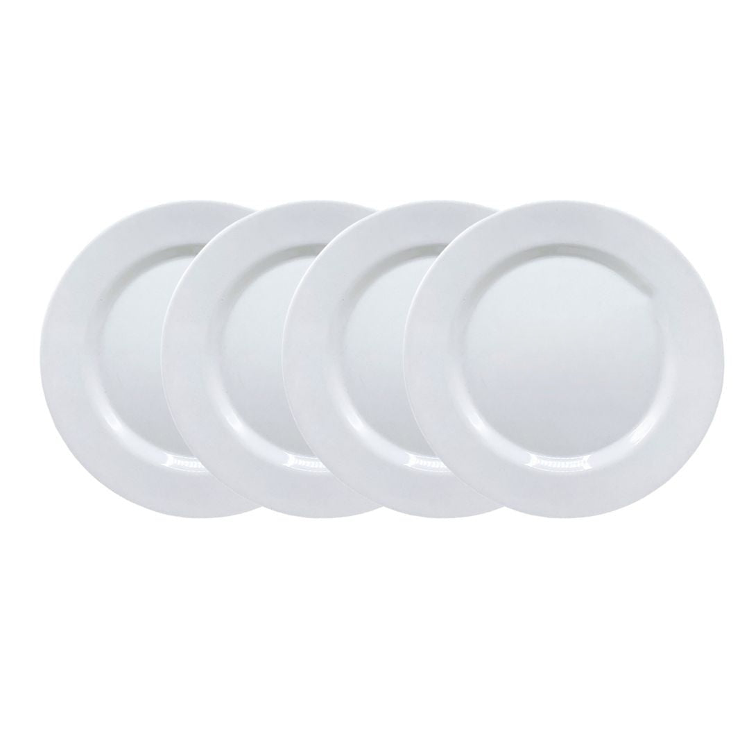 Kit 4 Pratos Rasos de Melamina Sicília