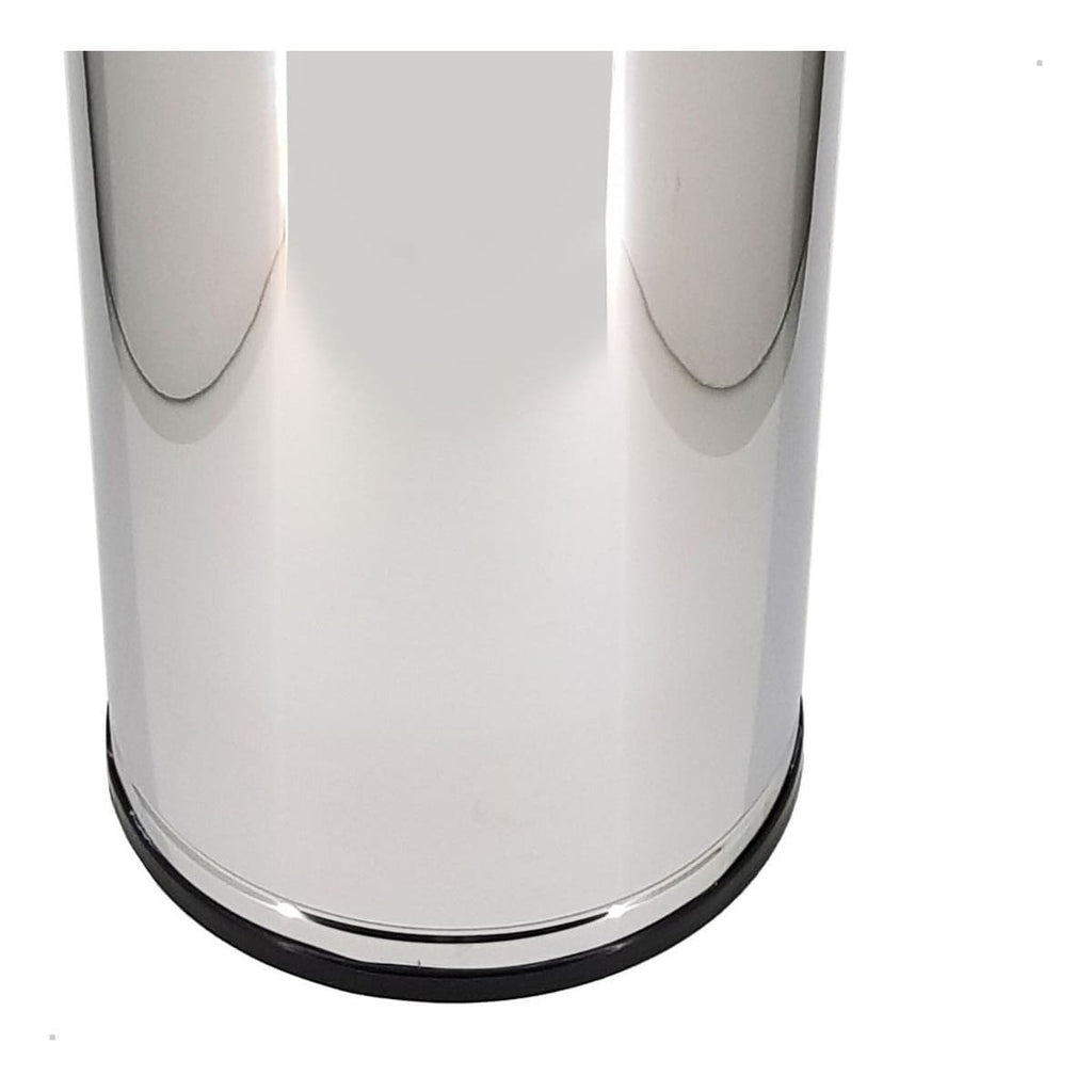 Cesto de Lixo 30 Litros Inox com Tampa Basculante