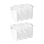 Kit 2 Potes Organizadores Acrílico com Drenagem 4.470ml