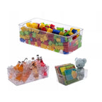 Kit 3 Organizadores Acrílico Transparente 23x11x8cm