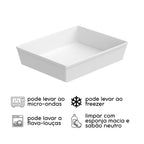 Bandeja Retangular GN 1/3 Uno 32 cm