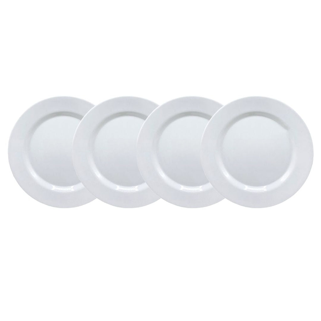 Kit 4 Pratos de Sobremesa de Melamina Sicília 23 cm