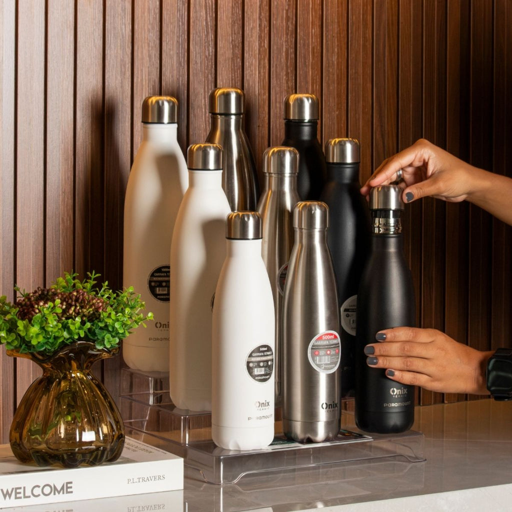 Garrafa Térmica Aço Inox 500ml Gelado ou Quente 12h