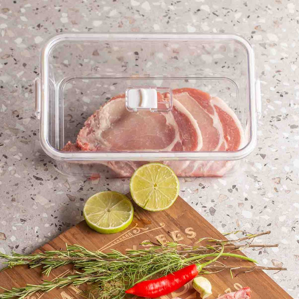 Kit 2 Potes Organizadores Acrílico com Drenagem 2.570ml