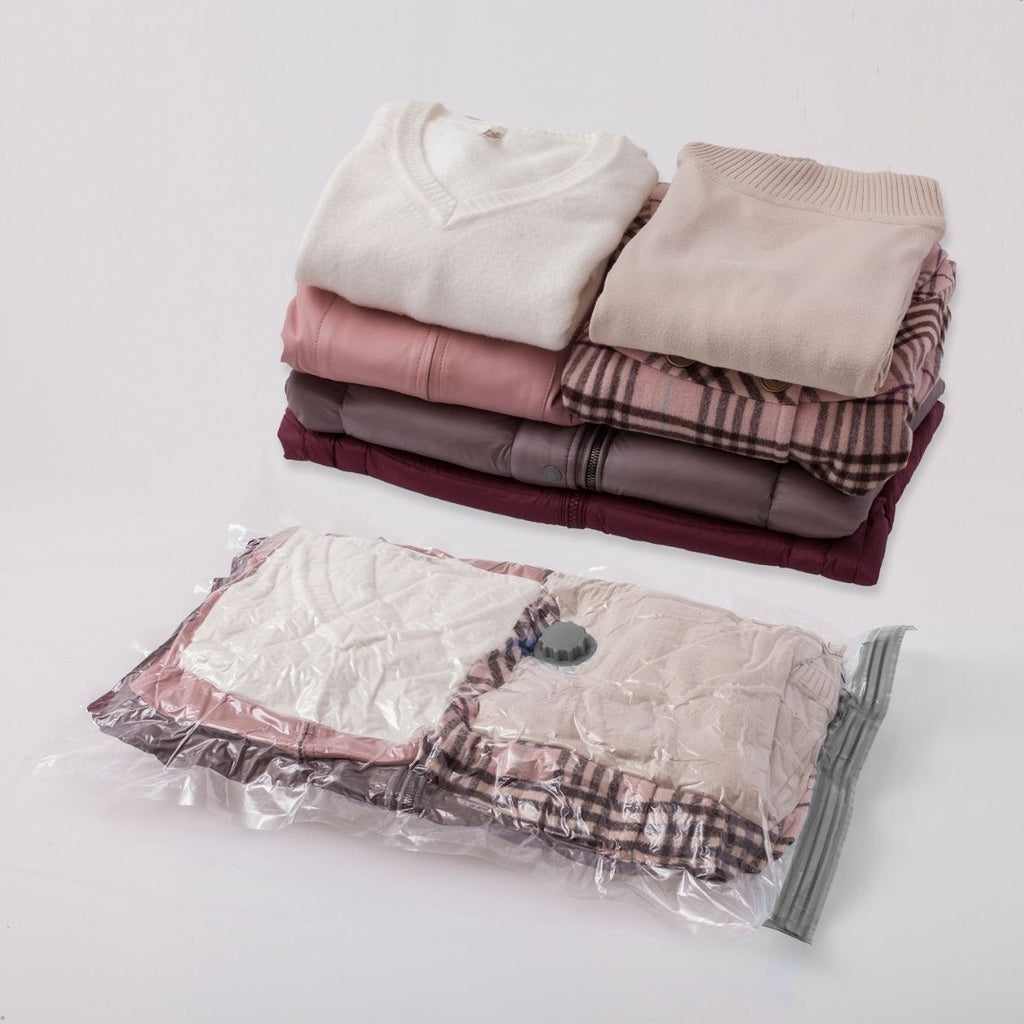 Kit 3 Sacos a Vácuo 70x100cm Organizador de Roupas