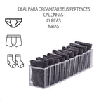 Kit 4 Colmeias Organizadoras Gaveta 40x10x10cm Transparente