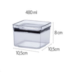Kit 7 Potes Herméticos Acrílico Mantimentos