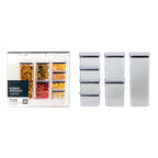 Kit 7 Potes Herméticos Acrílico Mantimentos
