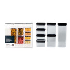 Kit 7 Potes Herméticos Acrílico Mantimentos