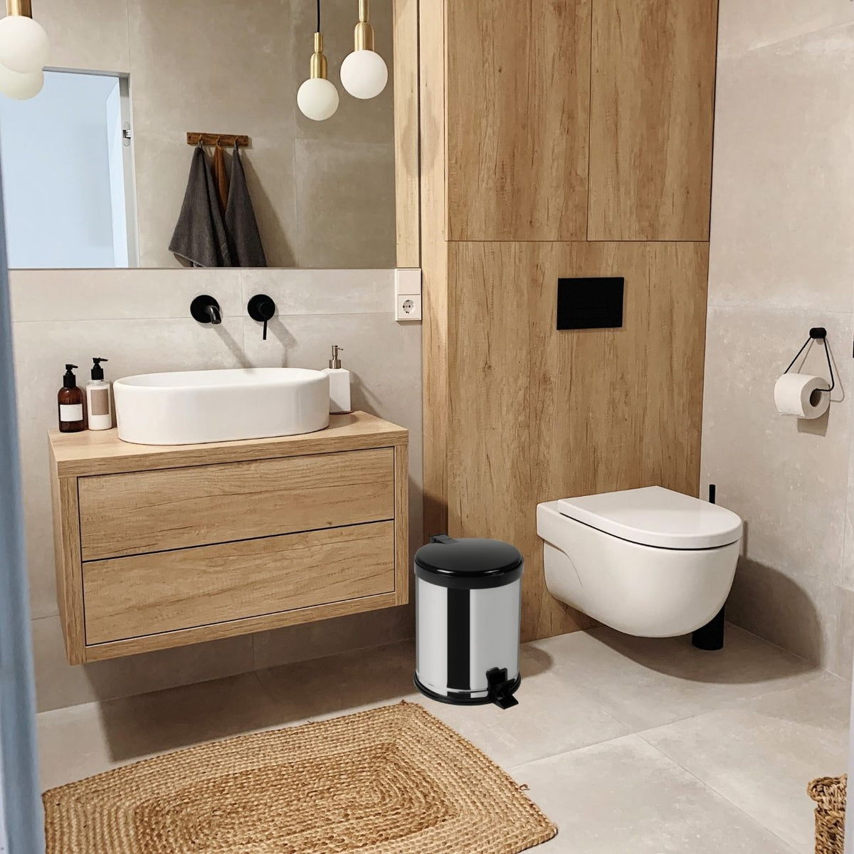 Lixeira de Aço Inox com Pedal 12 Litros