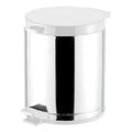 Lixeira Inox para Banheiro com Pedal e Cesto Removível 5L