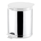 Lixeira Inox para Banheiro com Pedal e Cesto Removível 5L