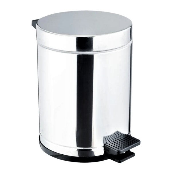 Lixeira de Aço Inox para Banheiro com Pedal 4,5L