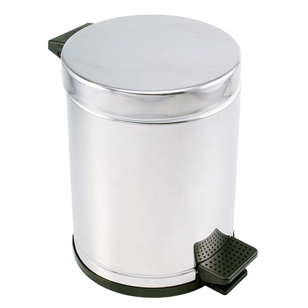 Lixeira de Aço Inox para Banheiro com Pedal 4,5L