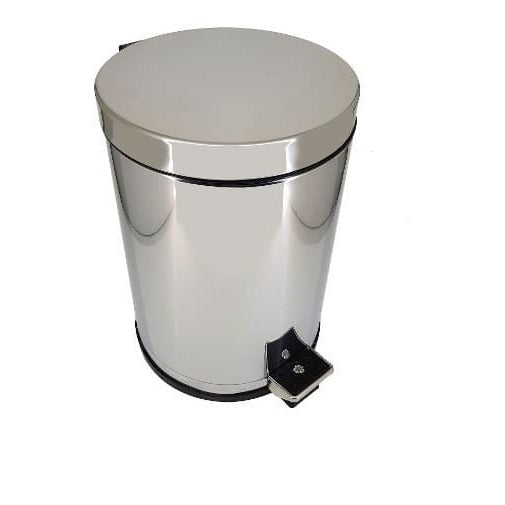 Lixeira Cozinha Inox 10,5 Litros Pedal Recipiente Plástico