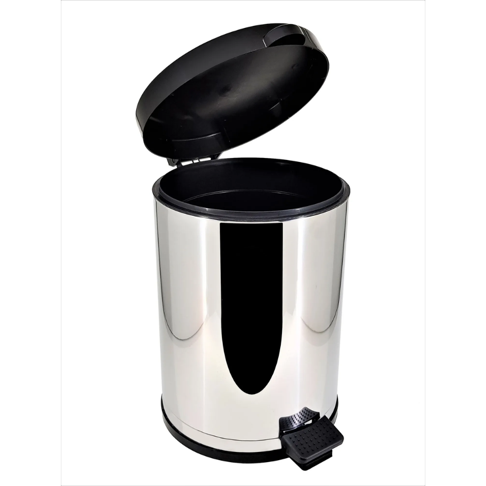 Lixeira Inox 10,5 Litros com Pedal para Cozinha