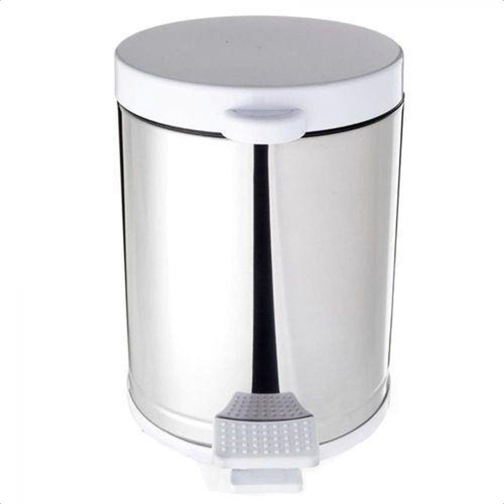 Lixeira Inox 10,5 Litros com Pedal para Cozinha