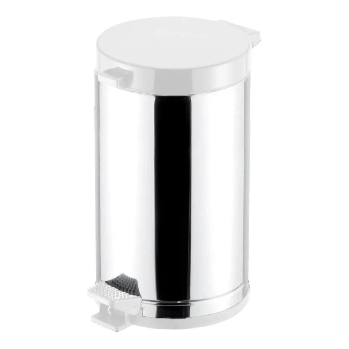 Lixeira Cozinha Inox 15 Litros Pedal Cesto Interno