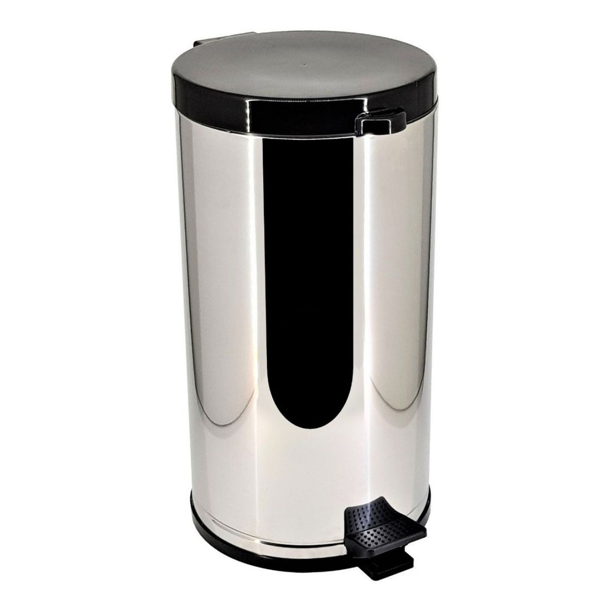 Lixeira Cozinha Inox 15 Litros Pedal Cesto Interno