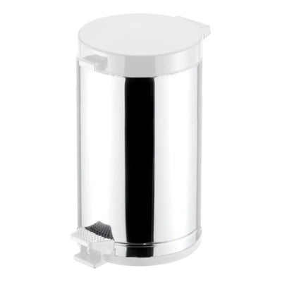 Lixeira Cozinha Inox 15 Litros Pedal Cesto Interno