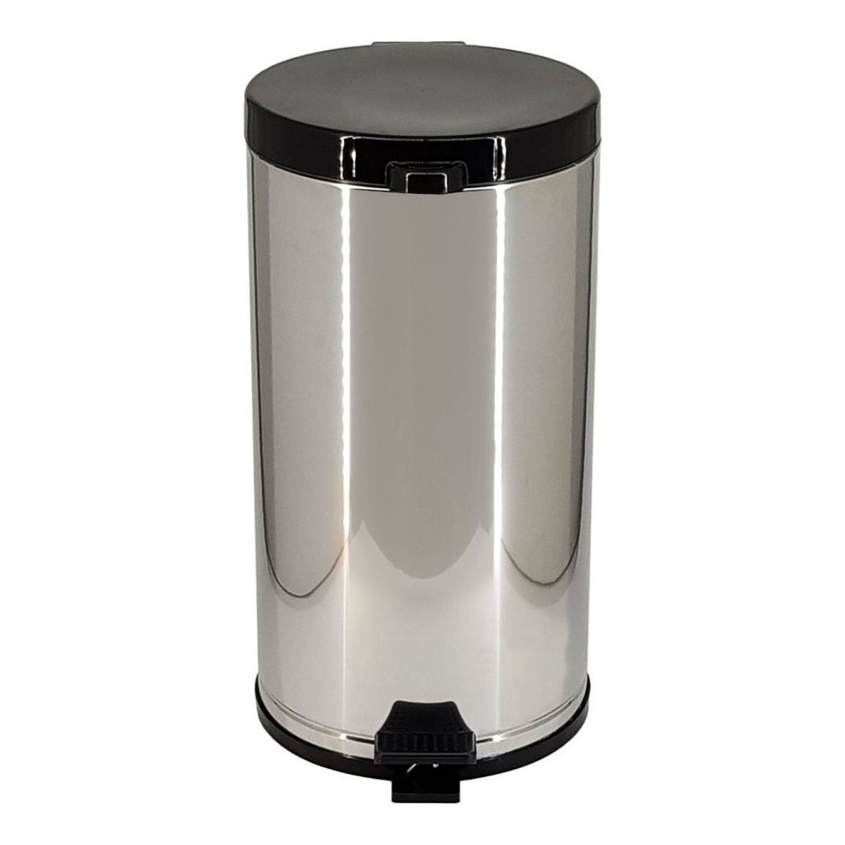 Lixeira Cozinha Inox 15 Litros Pedal Cesto Interno