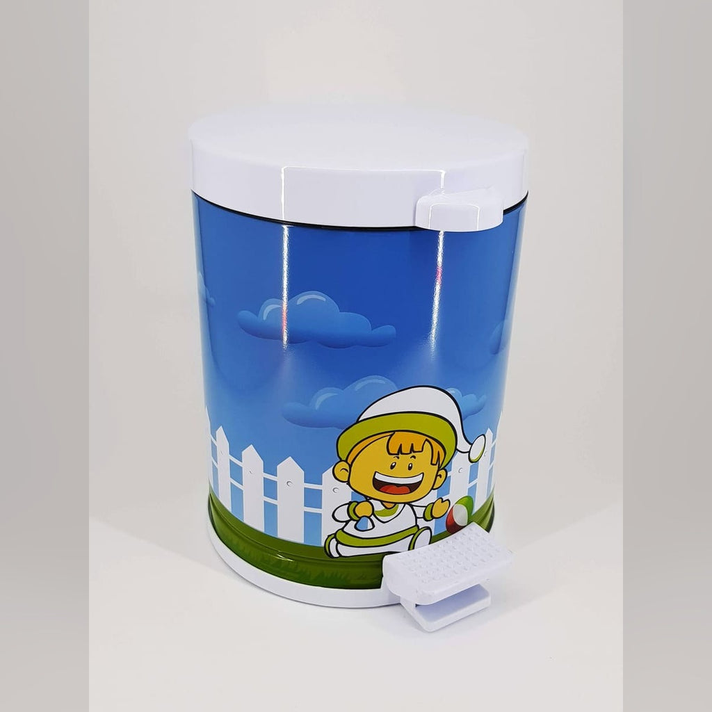 Lixeira Infantil Pedal 4,5L Azul