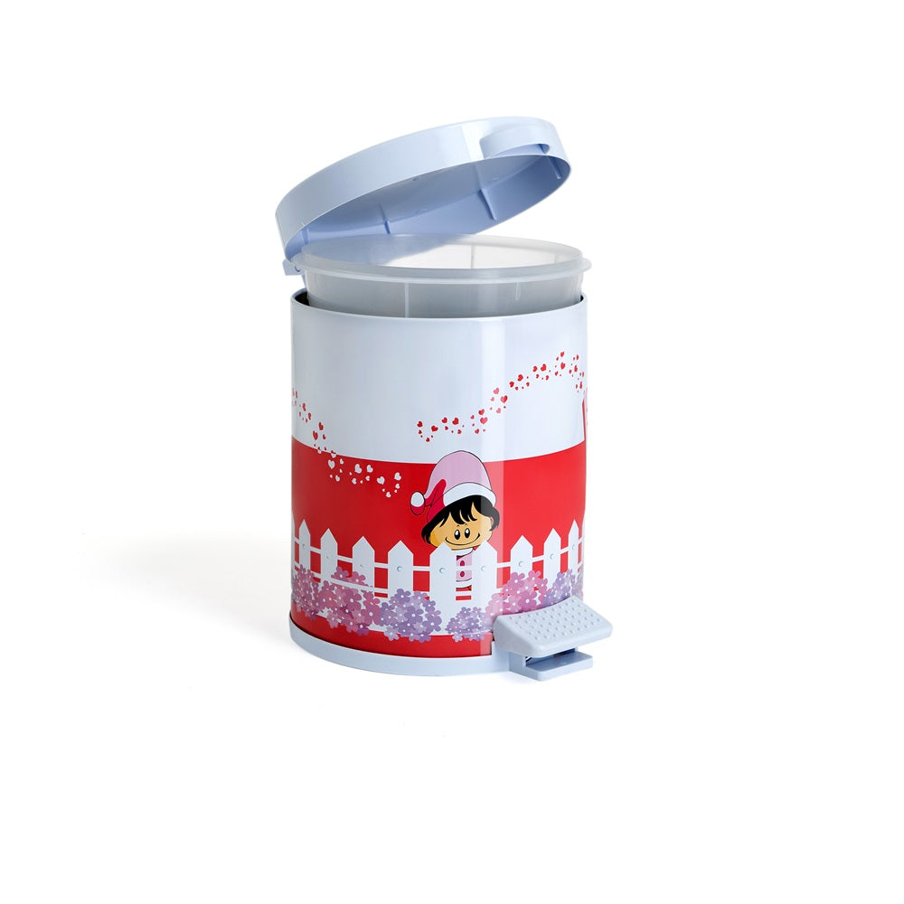 Lixeira Infantil Pedal 4,5L Vermelha